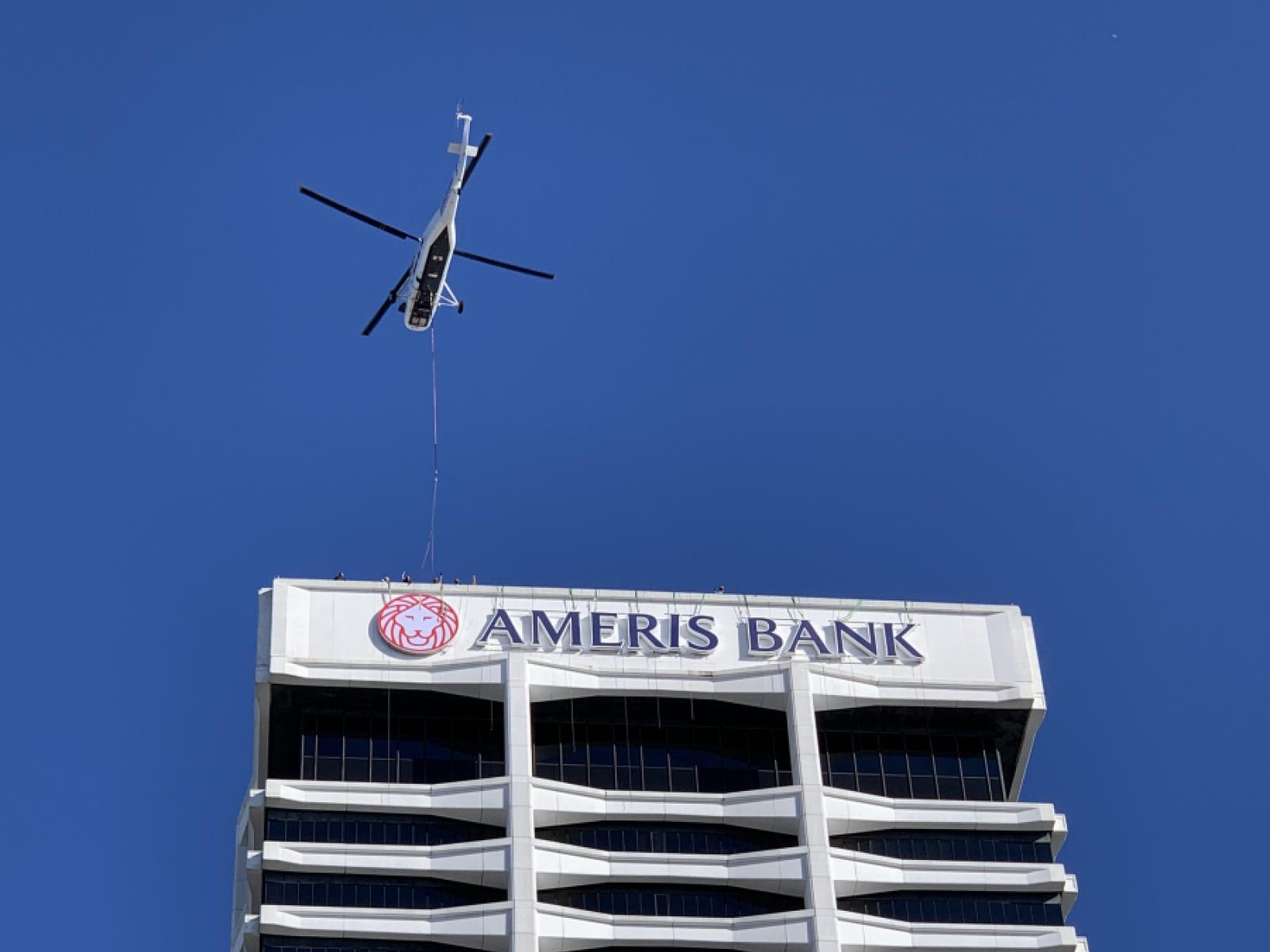 Ameris Banks corporate signage