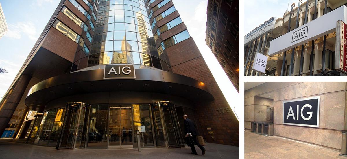 AIG sign family