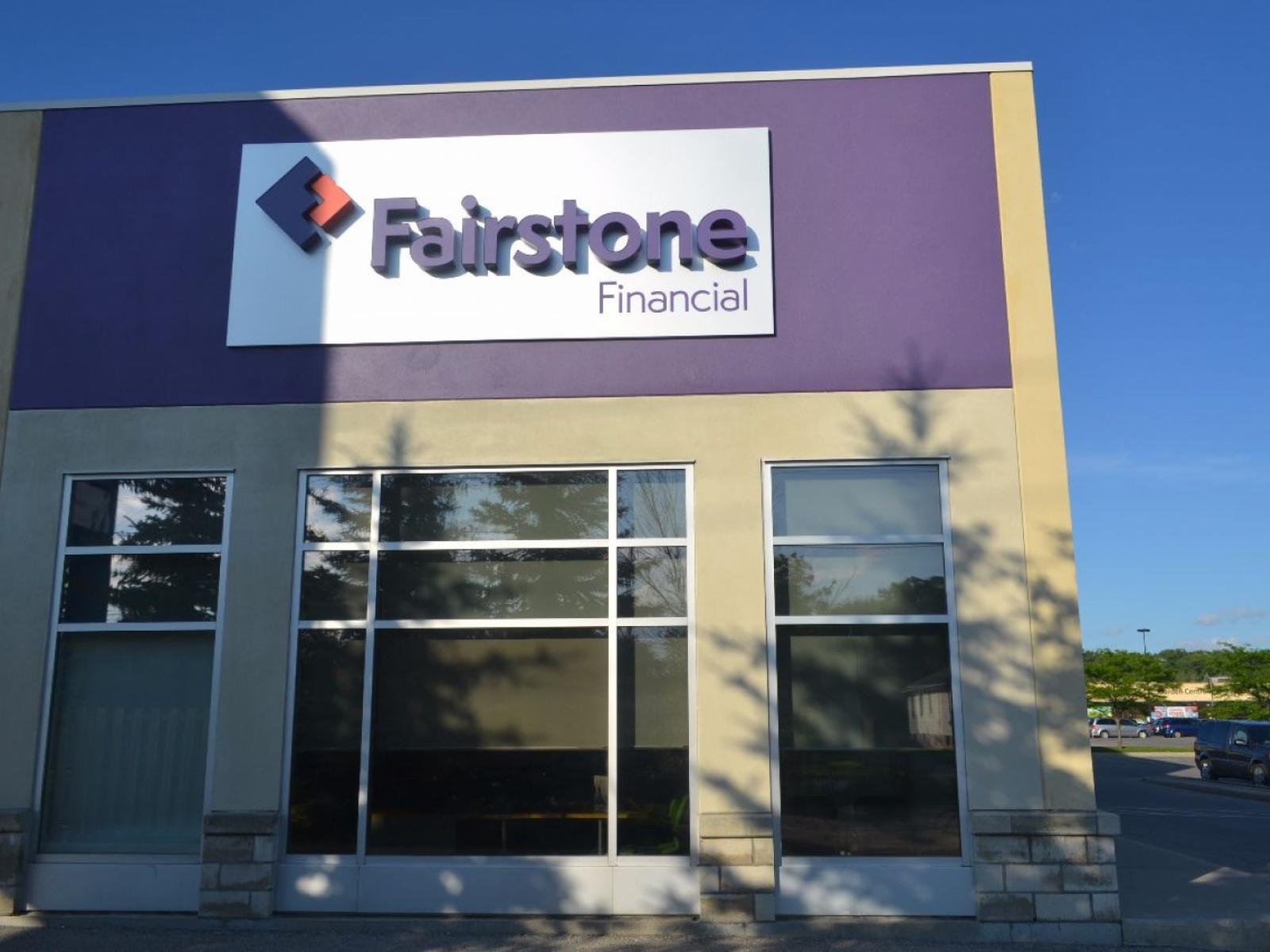 Fairstone Financial corporate signage