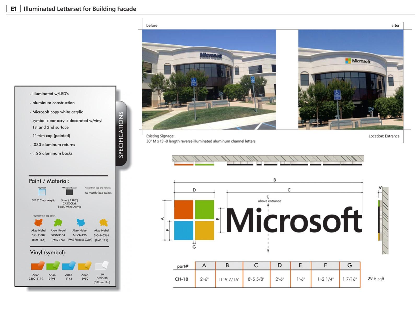 Microsoft branding specifications